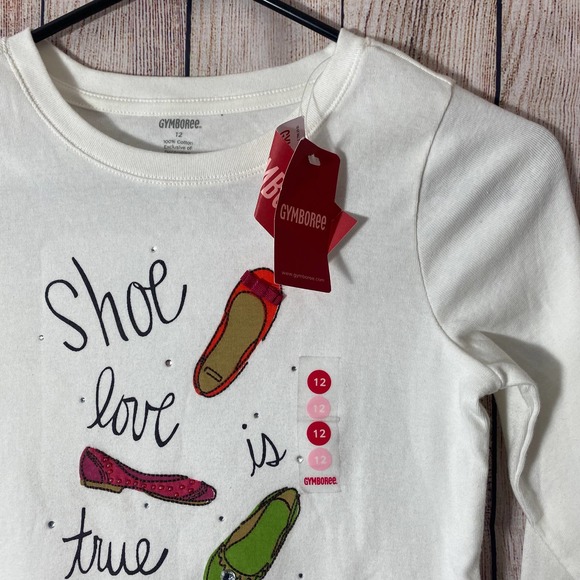 Vtg 2009 Gymboree Fall Homecoming Long Sleeve Shirt Size 12 NWT - Picture 2 of 5